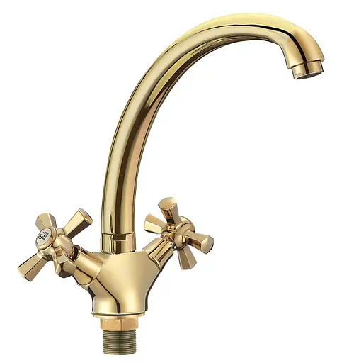 Змішувач для кухні Mixxus Premium RETRO GOLD-273 MI5851 - фото 1