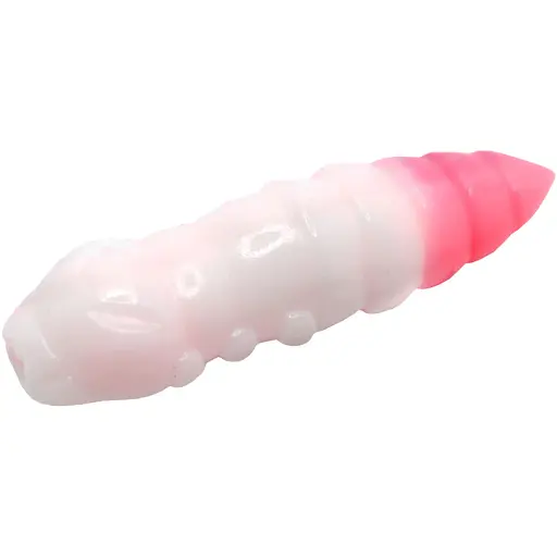 Силикон FishUP Pupa 1.2" Cheese Taste #132 White/Bubble Gum (10 шт/уп)