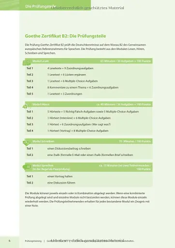 Prufungstraining DaF: Goethe-Zertifikat B2 als E-Book mit Audios online - фото 4