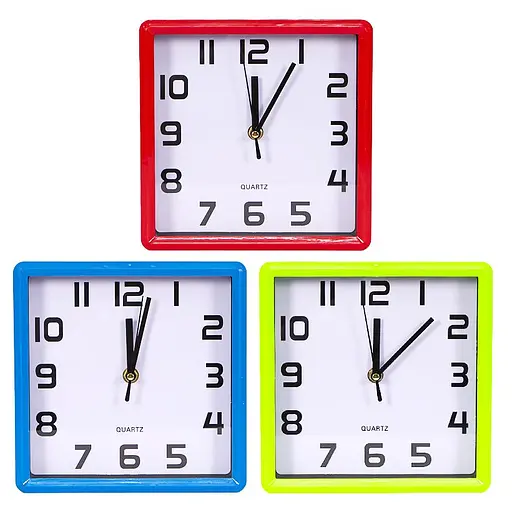 Настінний годинник Х2-31 Квадрат 20*20*4 см - фото 2