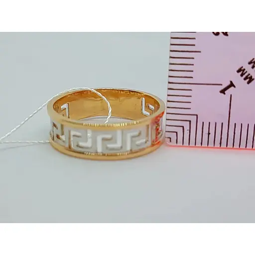 Золоте кільце Імперія золота. КБ318И 17,5 - фото 4