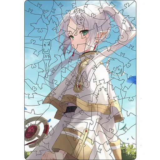 Фігурний пазл з дерева "Фрірен" Art Craft PZ011-A4C-AC 75-125 деталей, розмір А4 - фото 1