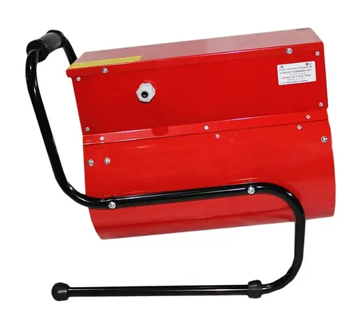 Електрична теплова гармата Vulkan 4,5 кВт, площа обігріву 45 кв.м., червоний, підлоговий, 230 В / 380 В (4500 ТП) - фото 4