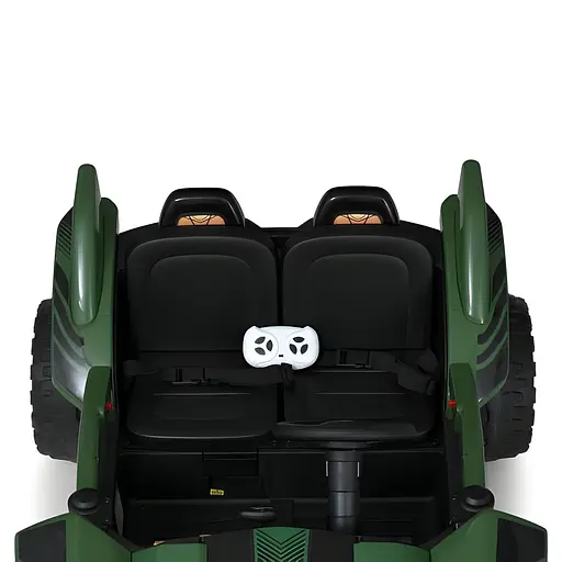 Електромобіль дитячий Bambi Багі M 6039EBR-10 24V на двох на 4 моторах 35W з пультом керування та музикою темно-зелений - фото 3