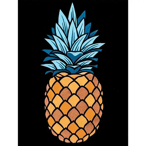 Набір картина 3D Rosa Talent Ананас 3D МДФ 24 5х18 5 см - фото 2