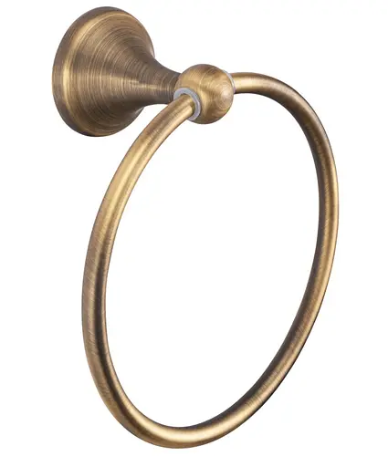 Тримач для рушника кільце Rea 332867B antique bronze REA-06923 Бронза - фото 3