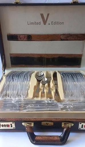 Набор столовых приборов Zepter Limited Edition LV-1003 в кейсе 72 предмета - фото 7