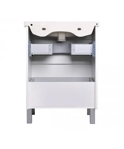 Тумба Мойдодир Палермо 60-U в ванну з умивальником Creavit ID-60 Білий - фото 5