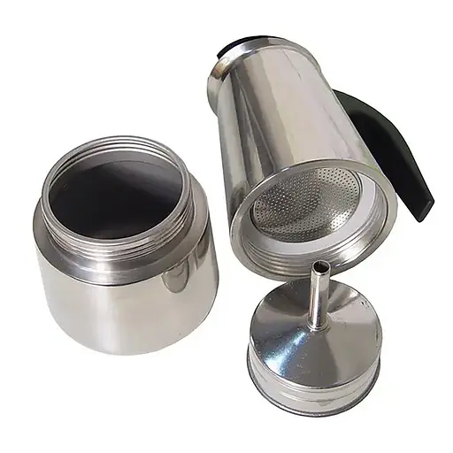 Гейзерна кавоварка на 6 чашок (420 мл) з нержавіючої сталі, Zauberg 87597 - фото 4