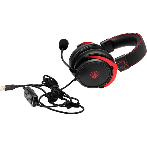 Ігрові навушники Bloody M590i Sports Red [128600] - фото 7
