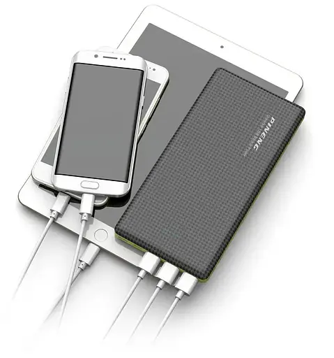 Внешний аккумулятор Power Bank Pineng PN-917 20000mAh (Черный) - фото 7