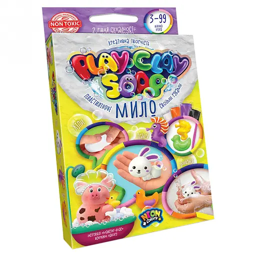 Набір творчості Пластилінове мило Play Clay Soap малий, рос, Danko Toys - фото 3