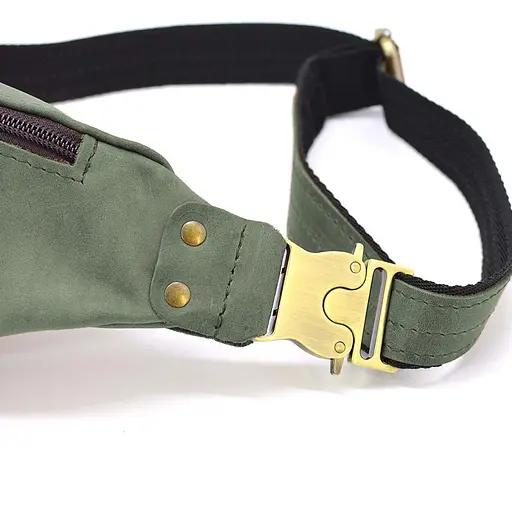 Жіноча шкіряна сумка-бананка Tarwa 31х11х2 см sum0026363 - фото 5