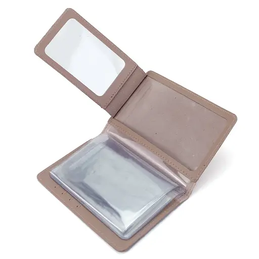 Обложка на права женская кожаная HC-26 нюдовая (на права старого образца) - фото 6