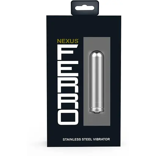 Металлическая матовая вибропуля 2 в 1 Nexus Ferro - фото 5