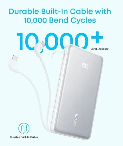 Повербанк Anker Zolo 22.5W чорний 10000 mAh - фото 3