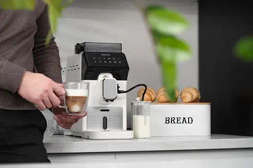 ARDESTO Кавомашина, 2л, зерно, автомат.капуч, дисплей, авторецептів -9, біло-чорний - фото 3