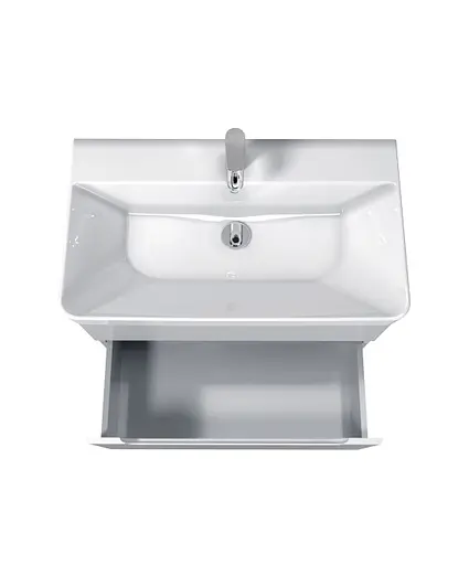 Тумба Мойдодир Malaga 80-A Білий з умивальником Vivace 80 Білий - фото 7