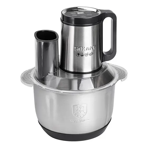 Многофункциональный блендер измельчитель Sokany SK-06036, 6в1 800Вт чаша 5.5л - фото 7