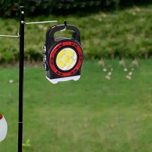 Кемпинговый фонарь HB-6678L (LED+52SMD+SMD) + солнечная панель + Power Bank + microUSB (3 режима) - фото 6