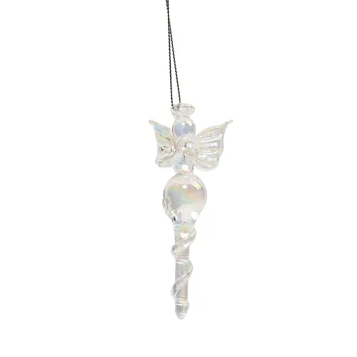 Елочное украшение "Ангел стеклянный" 9 см, YQ1464027 - фото 2