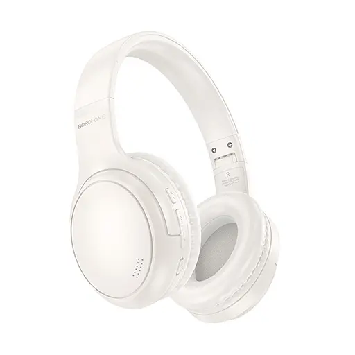 Накладні бездротові навушники Borofone BO29 Fascinador Milky White - фото 2