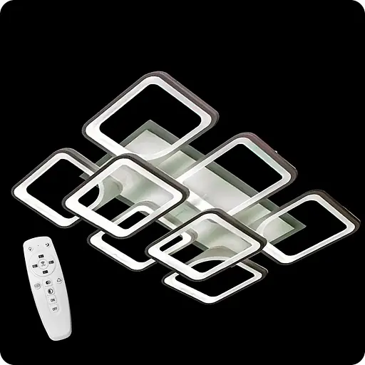 Люстра світлодіодна 517 Dlight 3color з пультом 220Вт Білий (01743) - фото 1