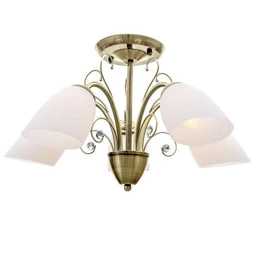 Люстра стельова Brille класична E27 60W BZ (LK-565C/5) - фото 5