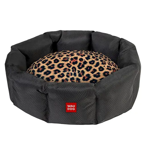 Лежанка для собак Waudog Relax Леопард L 49х59х20 см  