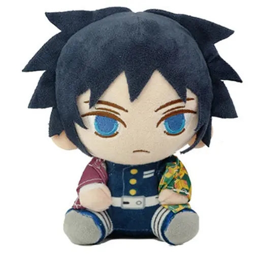 М'яка іграшка Клинок розсікаючий демонів Гію Томіока Demon Slayer Kimetsu no Yaiba Tomioka Giyū 20 см P DS 22 - фото 1