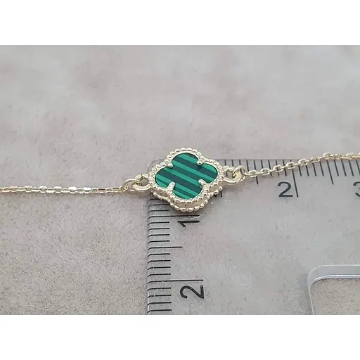 Золоте кольє Платон Конюшина з малахітом. 2Н122/71Б 40 - фото 4