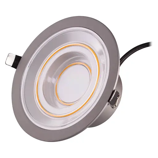 LEDVANCE Світильник даунлайт LED 8Вт 650Лм 2700K 166мм Decor Filament Downlight Echo алюміній - фото 6