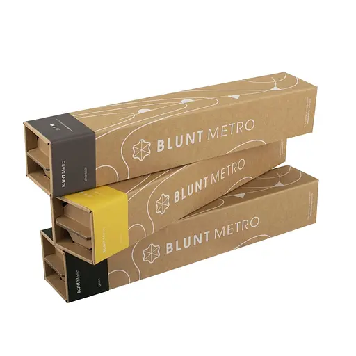 Женский складной зонтик полуавтомат Blunt 100 см желтый - фото 6