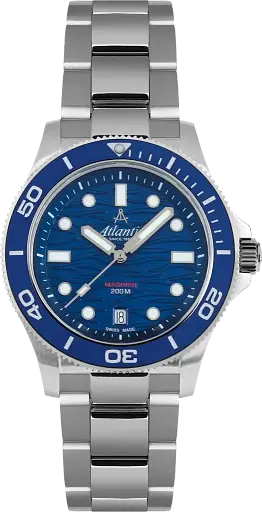 Часы Atlantic Mariner Quartz Wave Blue 81376.41.59