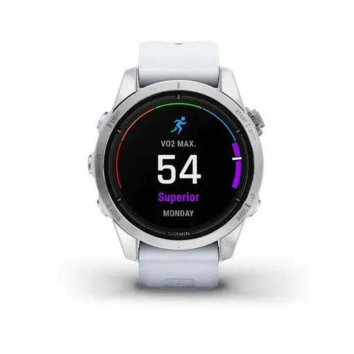 Смарт-часы Garmin Epix Pro Gen 2 42 mm Silver w. Whitestone Band (010-02802-00/01) - фото 2