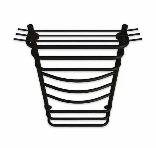 Рушникосушка водяна Deffi Юність П9 500х900 мм Чорний 30412 - фото 4