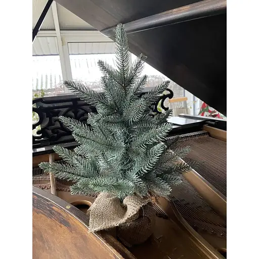 Ялинка Hvoya Classic лита в мішковині 50 см блакитна - фото 2