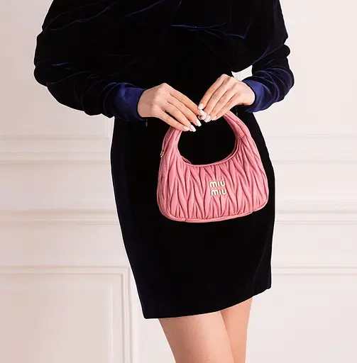 Женская кожаная сумка Wander (Розовая) - фото 5