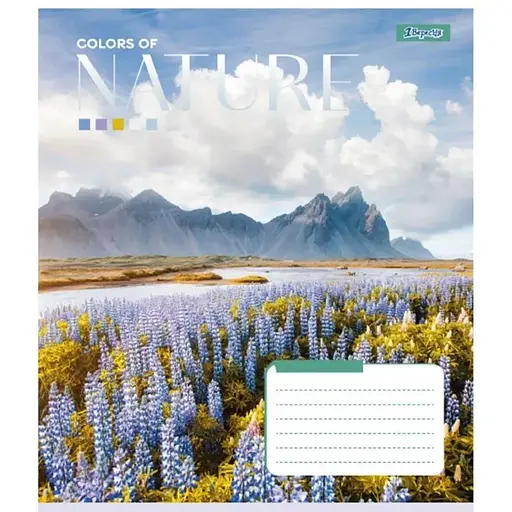 Зошит учнівський "Colors of nature" 1 Вересня 767359 48 аркушів Різнокольоровий - фото 1