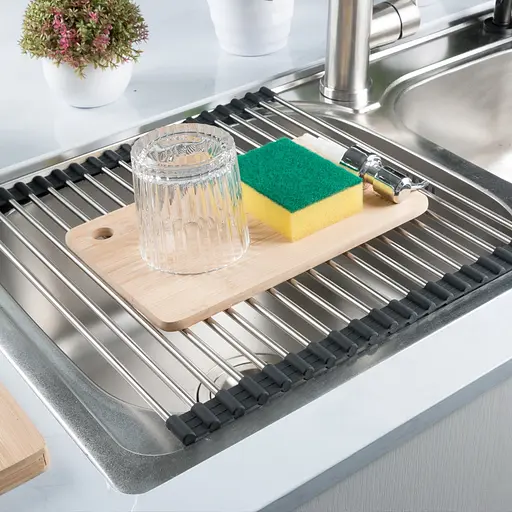 Комплект кухоннї мийки та змішувача з нержавіючої сталі NS-6845, Нержавіюча сталь - фото 6