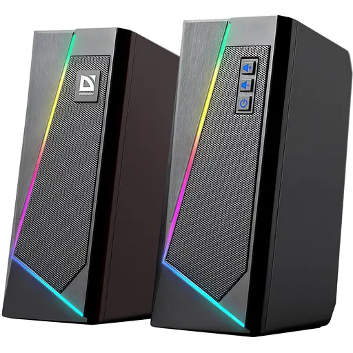 Акустика Defender 2.0 Solar 3 10 W, BT/Light, USB (65103)