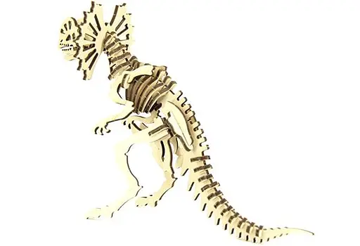 Дерев'яний конструктор Дилофозавр 41 деталь - фото 8