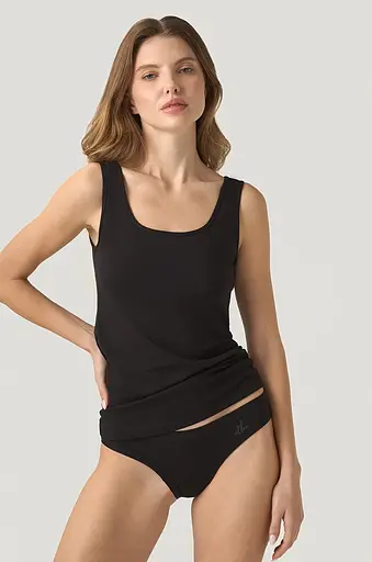 Женская майка MISS COMFORT белый 403/00/01 ELLEN Черный, 3XL - фото 1