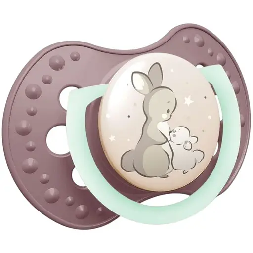 Пустушка силіконова динамічна LOVI Night&Day Girl 0-6 місяців 2 шт. (22/913_newgirl) - фото 2