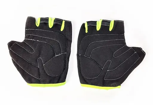 Велорукавиці Kands AL-1460 з короткими пальцями M Black-Light green (G0000069) - фото 2