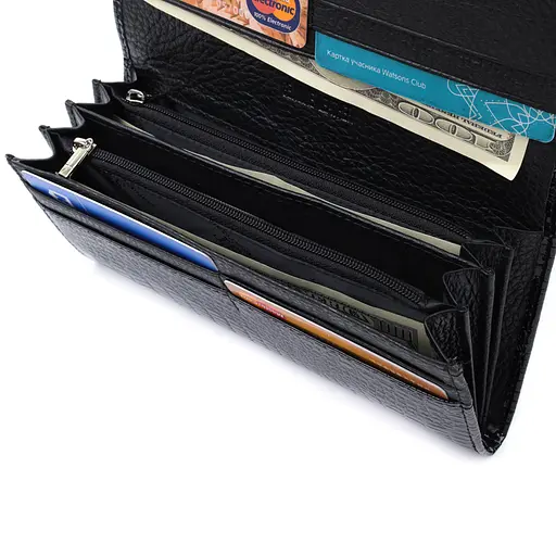 Кожаный женский кошелек ST Leather 18х9.5х2.5 см acs0029432 - фото 7