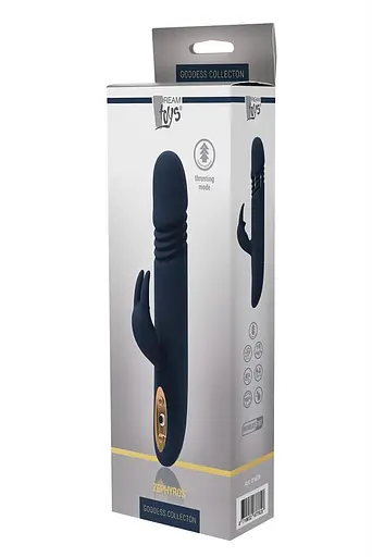 Вібратор-кролик Dreamtoys Goddess Collection Zephyros 23 см синій - фото 6