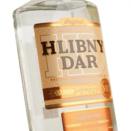 Горілка Хлібний дар Пшенична, 40%, 0,7 л - фото 5