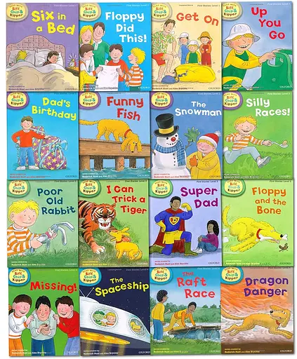 Oxford Read With Biff Chip Kipper. First Stories. Collection 16 Books Set (Level 1-4) - фото 2