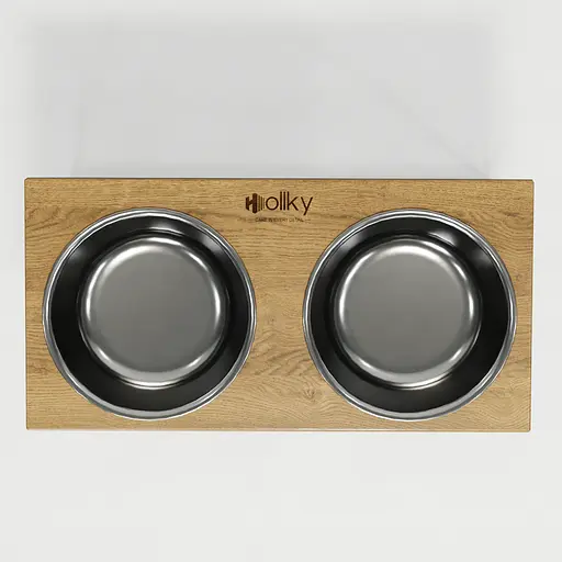 Hollky Base XXL40 — миски на підставці для дуже великих собак (2 × 2,8 л) - фото 4